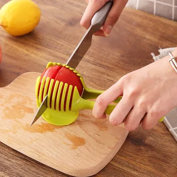 Wholesale LT047 Free Hands Convenient Kitchen Gadgets Slicer Orange Lemon  Tomato Slicer Vegetable Fruit Tomato Slicer From m.