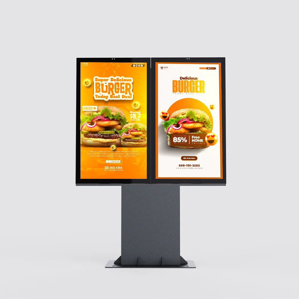 Kiosk Mcdonalds Outdoor Advertising Screen Digital Signage and Displays Outdoor Waterproof Drive Thru Lcd Display Touch Screen