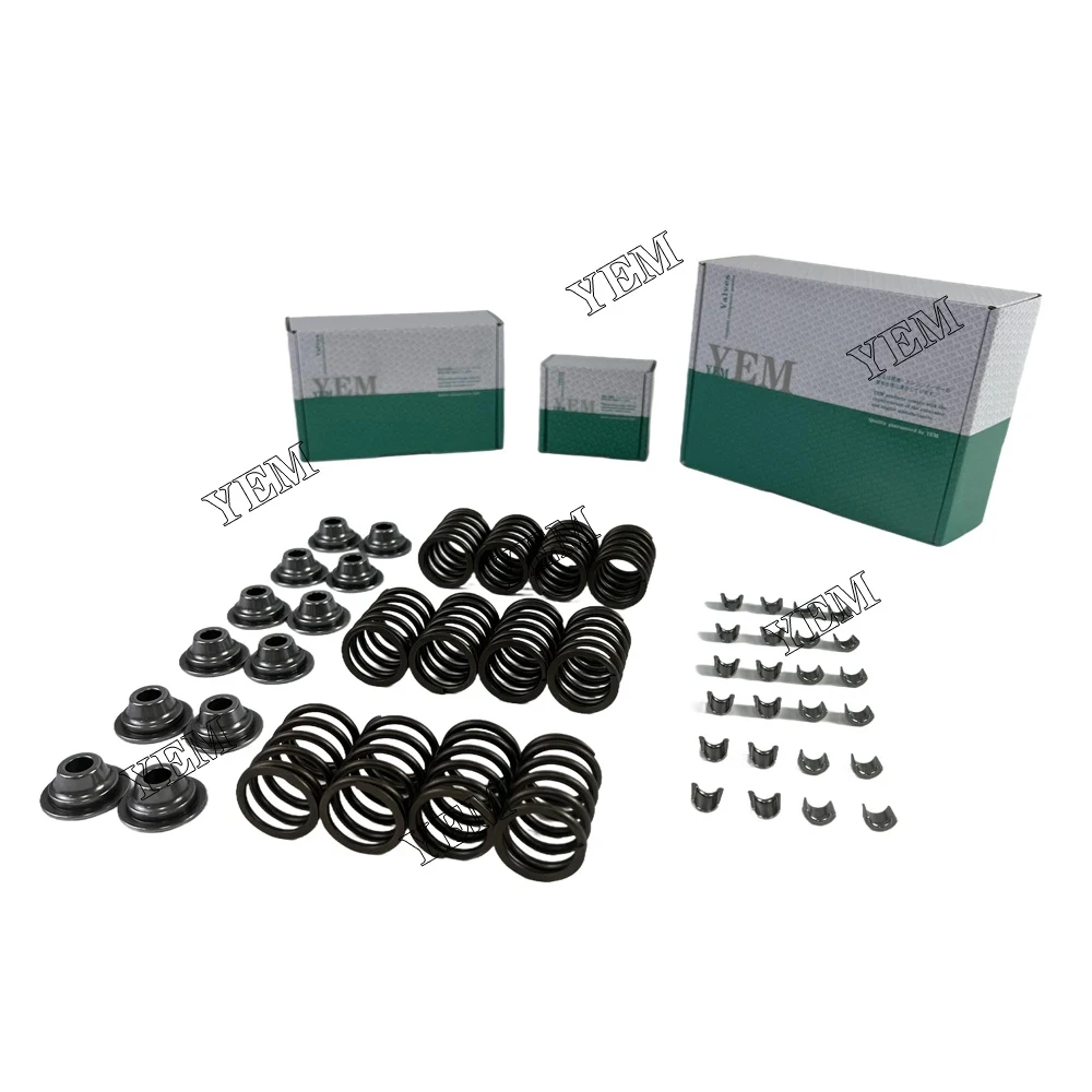 S2800 V1100 V1200 V1305 Valve Spring and Spring Seat Valve Cotter for Kubota Diesel Engine Spare Parts