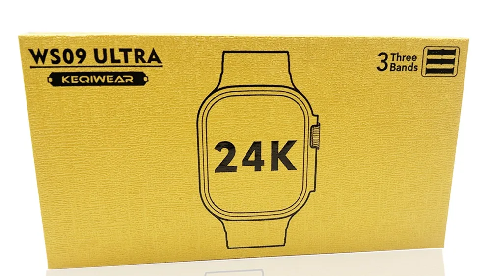 Wholesale Luxury 24k Gold Smartwatch Ultra 2023 Free 3 Straps 2.03 Inch