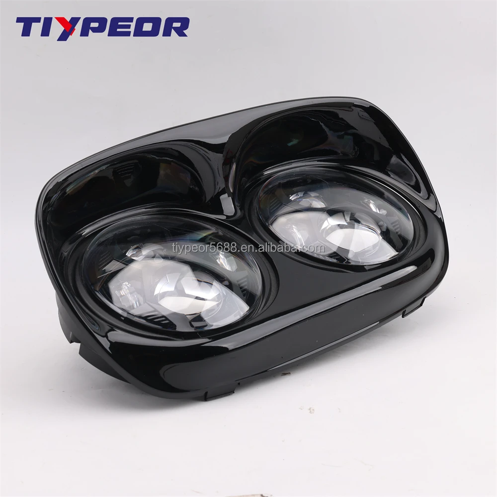 low beam motorcycle headlights for harley road glide 1998 2013 led headlights-9