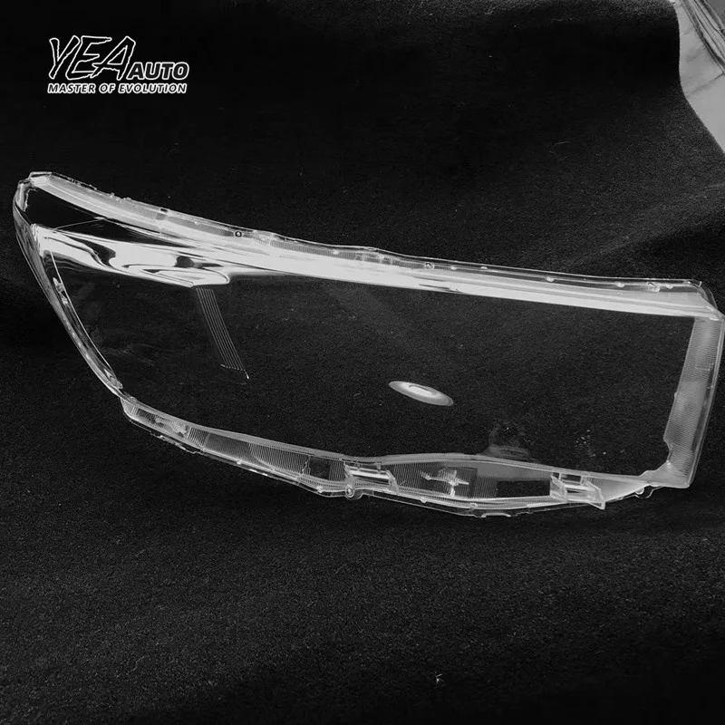 product yea auto car headlight cover lens glass for toyota highlander 2015 2016 2017 lens cover pc lampshade clear shell-32