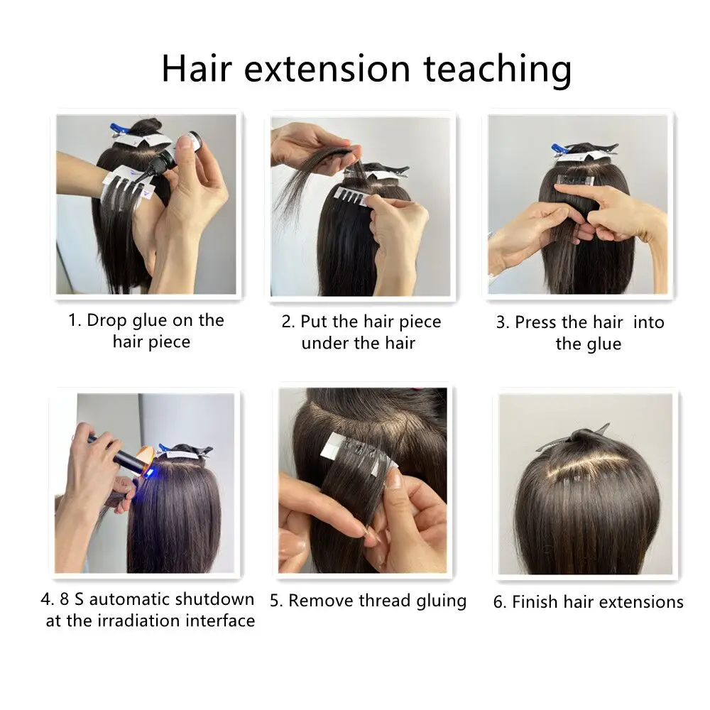 Factory Hot Selling V Light System Hair Extension Tools Kit With ...