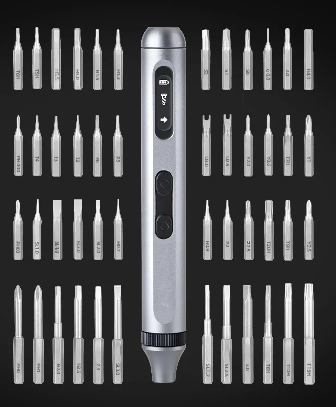 50-in-1 Precision Electric Screw Knife Set Durable Large Torque Silent Industrial Grade Cordless Lithium-Ion Power Screw Drivers - detail 4