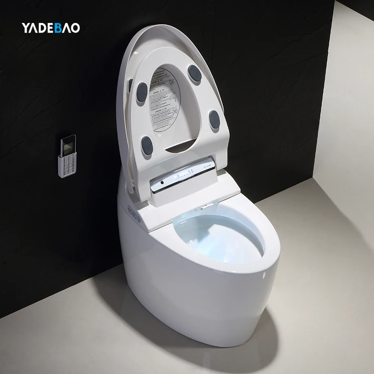 Hot Auto Sensor Flush Open Electric Intelligent Toilet Wc Electric Smart Seat Toilet With Bidet Function