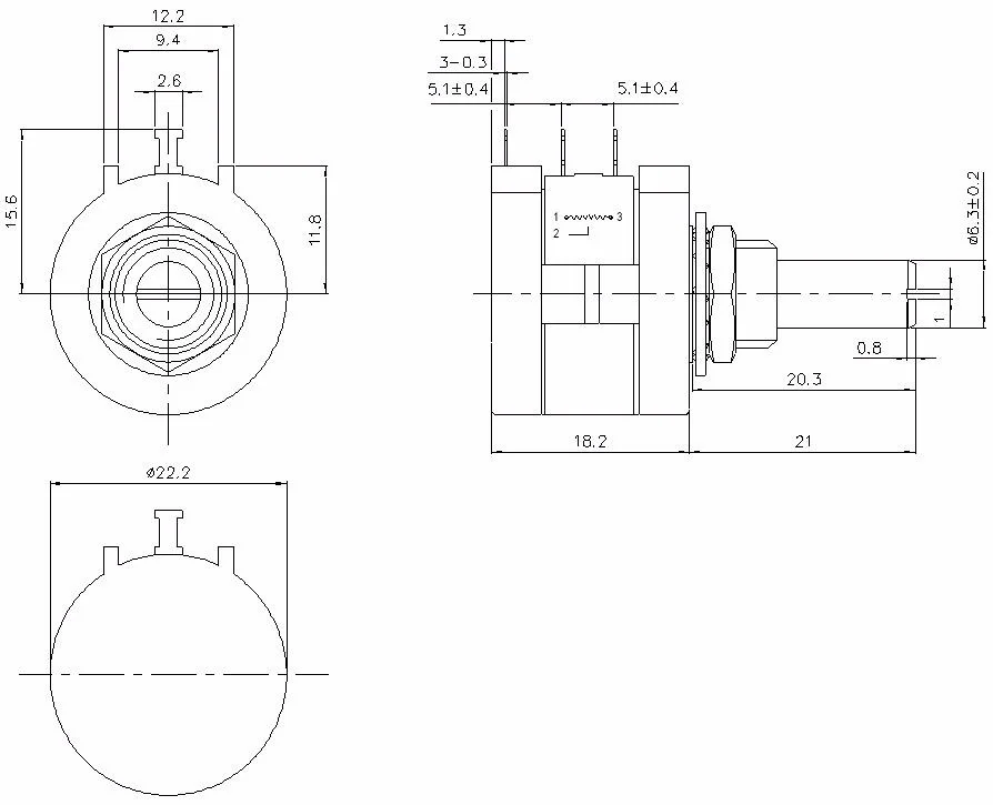 3590S ADJUSTMENT KNOB