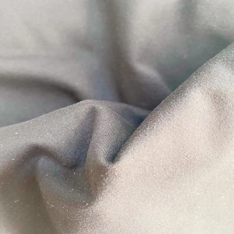 4 ways stretch polyester spandex  sanding  interlock  fabrics for sportswear