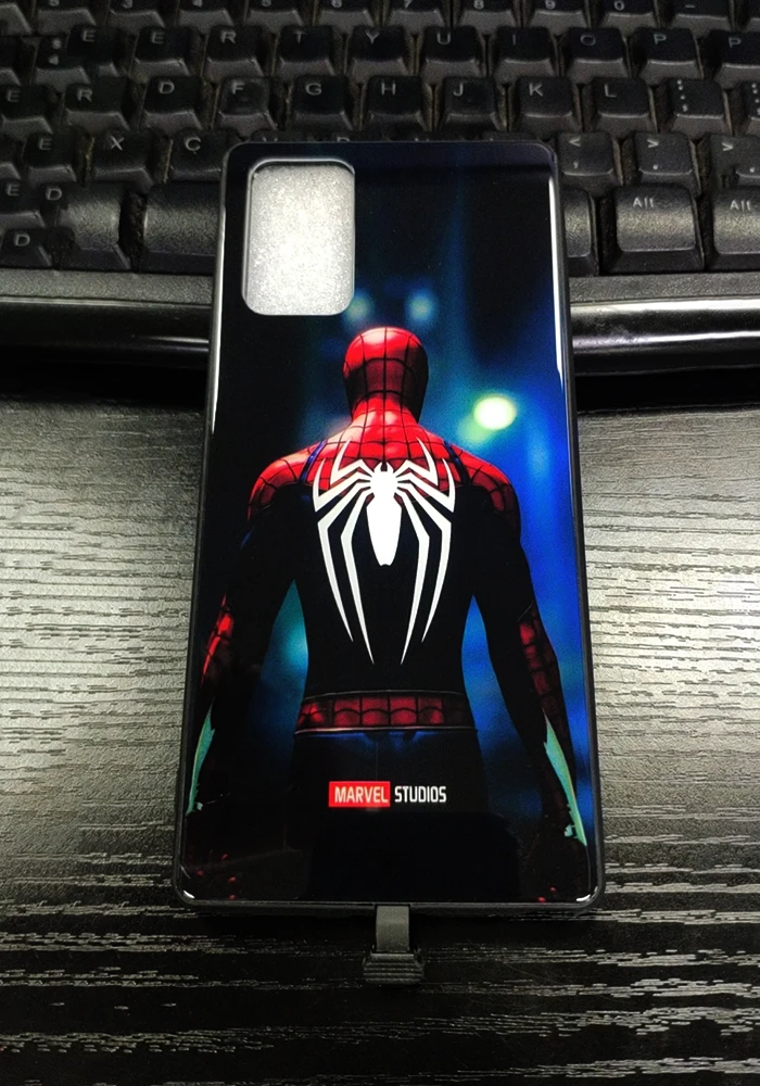 СВЕТОДИОДНЫЙ беспроводной светящийся Чехол для мобильного телефона с голосовой активацией для Note20