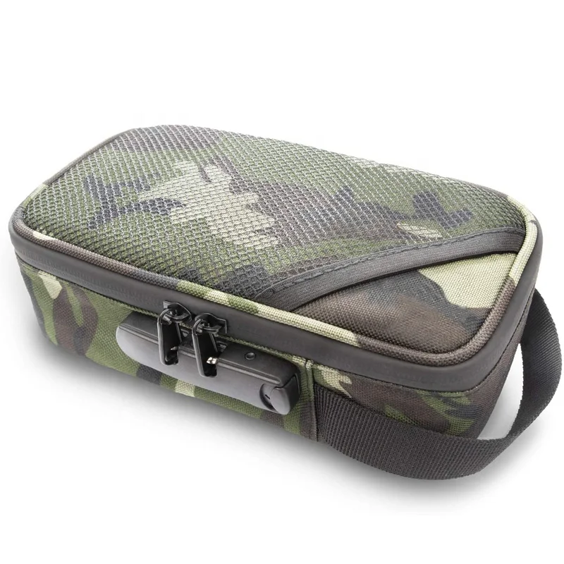 
Сорняков чехол настраиваемый сумки углеродного волокна тайник запах мешок запах доказательство сумка с замком 