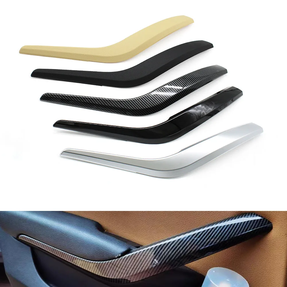 Car Interior Accessories Door Pull Handle Cover Panel Trim Set 