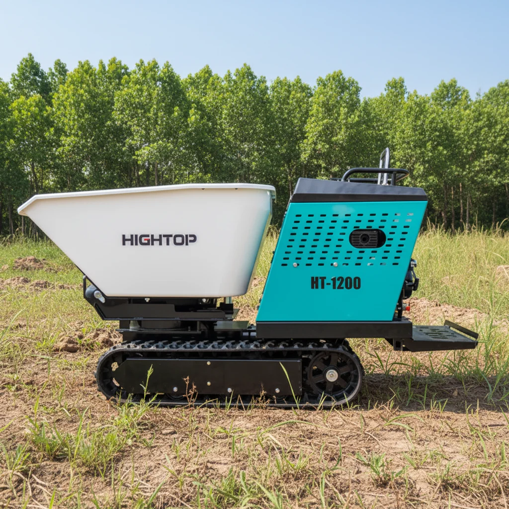 Hightop Factory Transporter Konstruksjons hydraulisk mud buggy betong mini dumpbil