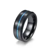 Black inside the blue line