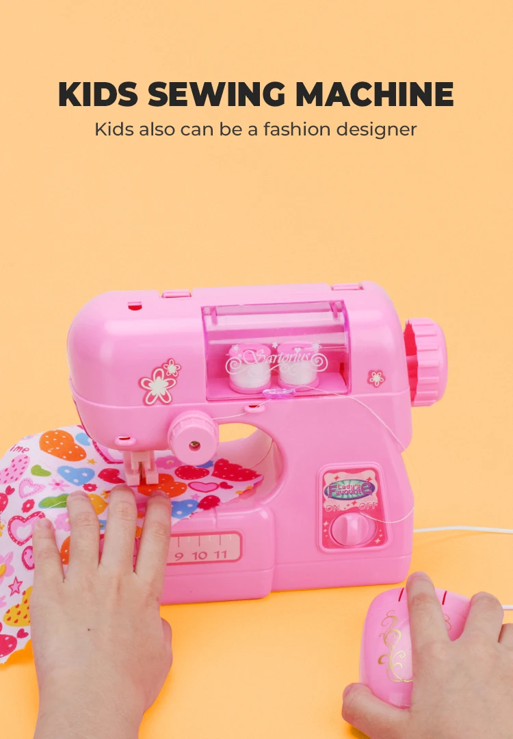 Wholesale Children Play House Set Mini Plastic Sewing Machine Toy,Kids