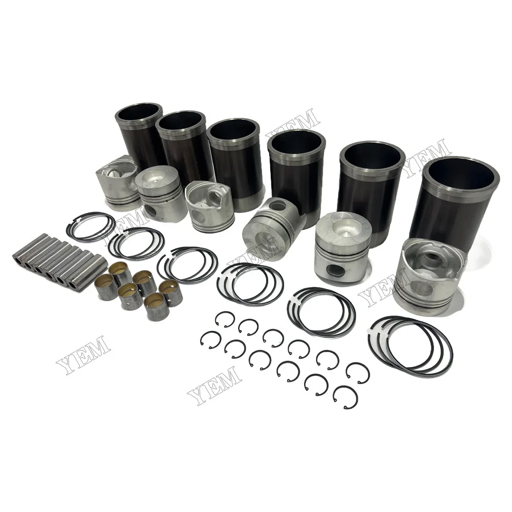 For Mitsubishi 6D14 Cylinder Liner Kit Universal Engine Parts 6