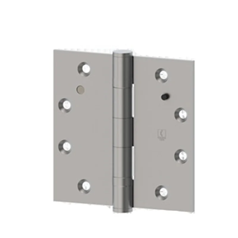 Exposed Electric Switch Hinge Stainless Steel Satin Door Hinge Folding