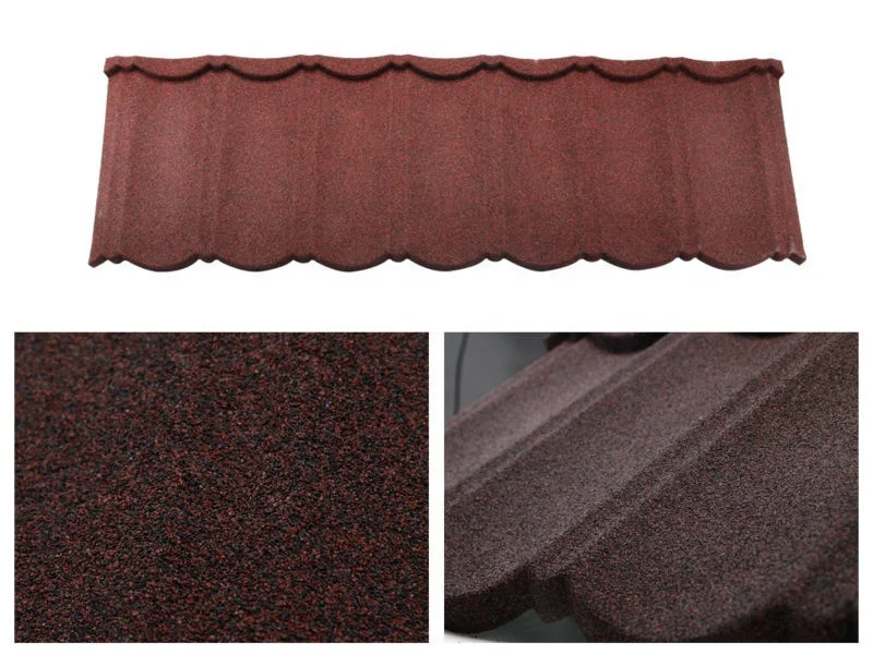 Free Sample Long Span Different Types Shingle Stone Coated Aluminum Metal Roofing Sheet
