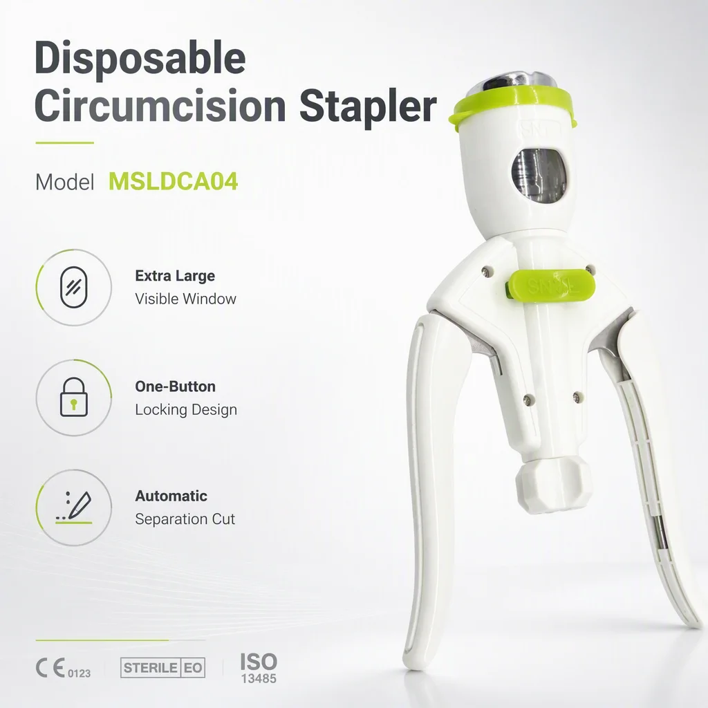 Disposable Circumcision Stapler Male Foreskin Cutting Device Circumcision Surgical Kit Urology Surgical Instrument
