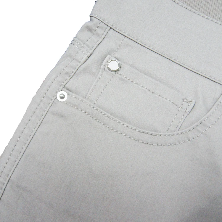 Women's Regular Jeans Simple Style Mid Waist Slim Skinny Plus Size Denim Breathable Pencil Pants Solid Pattern Color for Woman