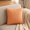 Lino color naranja sólido