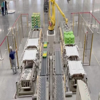 Factory Fully Automatic Advanced Robot Palletizer System for 10kg-50kg Bagged Materials
