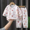 vêtements de maison lapin à fleurs