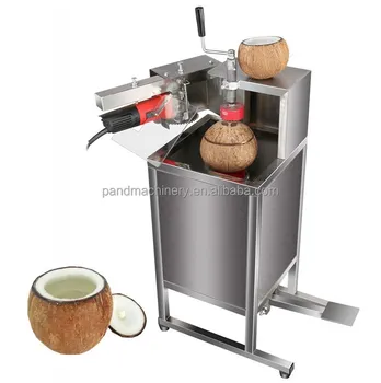 Automatic Coconut Green and Yellow Opening Machine/coconut Capping Machine