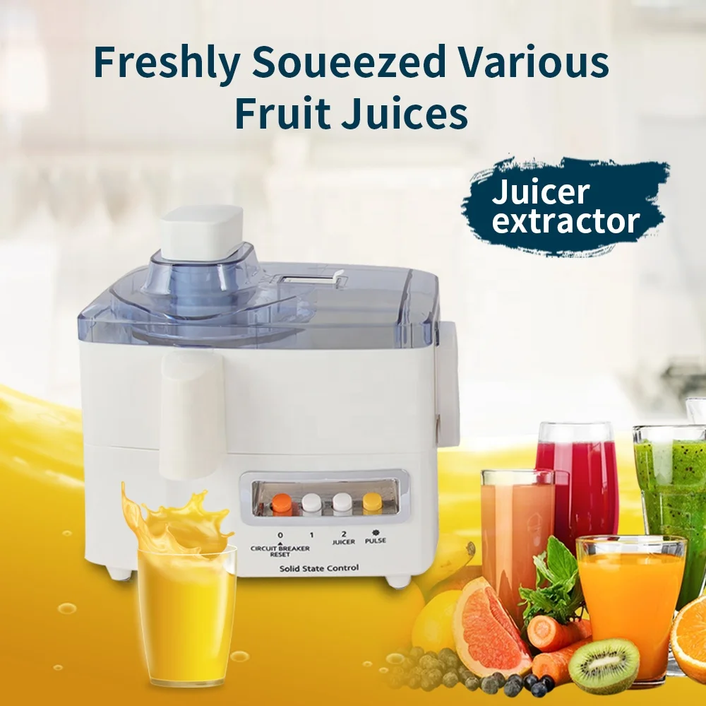 Outai 1200W Powerful Motor Glass Jar 304 Stainless Steel Filter 176p  Model in Multi Juicer with Multi-purpose Chopper