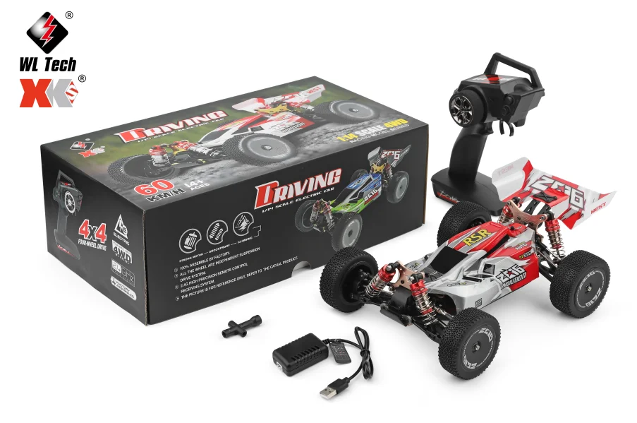 Wltoys 144001 1:14 2.4ghz 4wd Alloy 60km/h High Speed Radio ...