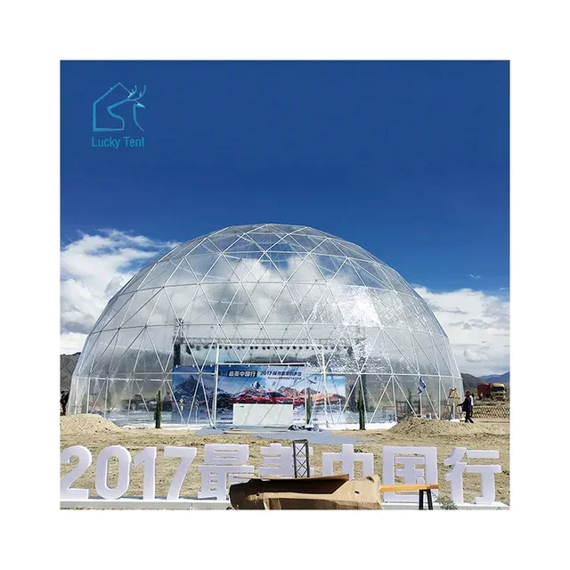 Windproof Commercial 1000 People Capacity Party Dome Tent Event Tent Large Dome Tents For Events