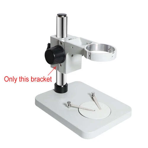 Microscope Head Holder Adjustable Arm Stand Fixture 76mm Focus Bracket