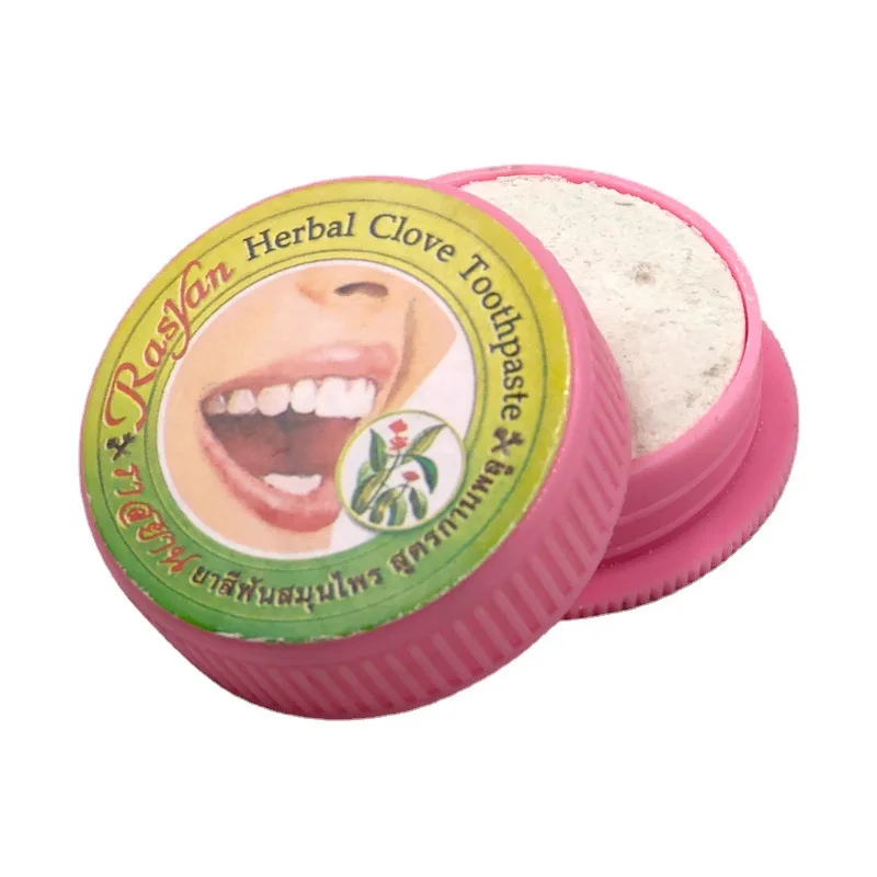 Toothpowder Toothpaste Teeth Remove Smoke Tea Black and Yellow Stains Fres h Breath 25g Thailand Toothpowder