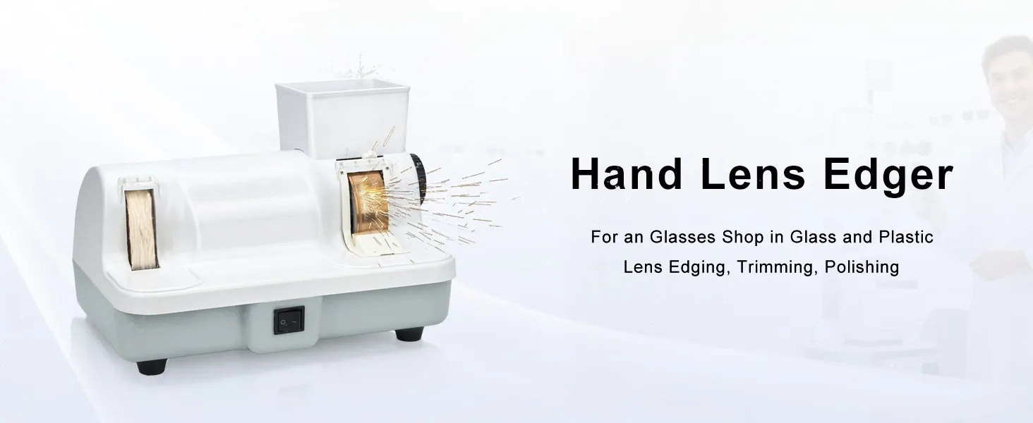 LY-5D-35WV Optical Glasses Equipment Lens Grinding Machine Manual Hand Lens Edger