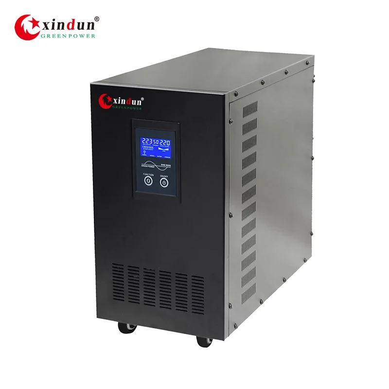 High Capacity Home 3 Kv Ups Backup Power Supply Inverter Single Phase 1kva 800w 8kva 5.5kw 4000va 1kva 800w with Lcd Display