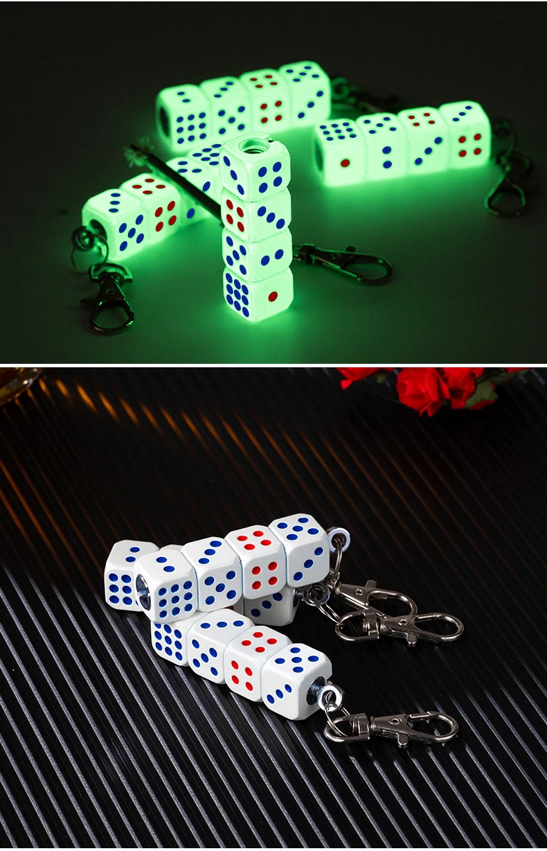 New Kerosene Lighter Luminous Dice Portable Key Chain Lighters Match Oil  Permanent Matches Lighter - China Lighter and Cigarette Lighter price