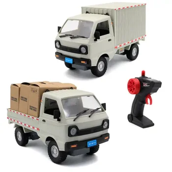 Rc Truck Toy Car With Light Diecast Model Removable Transport Container Vehicle Remote Control Car