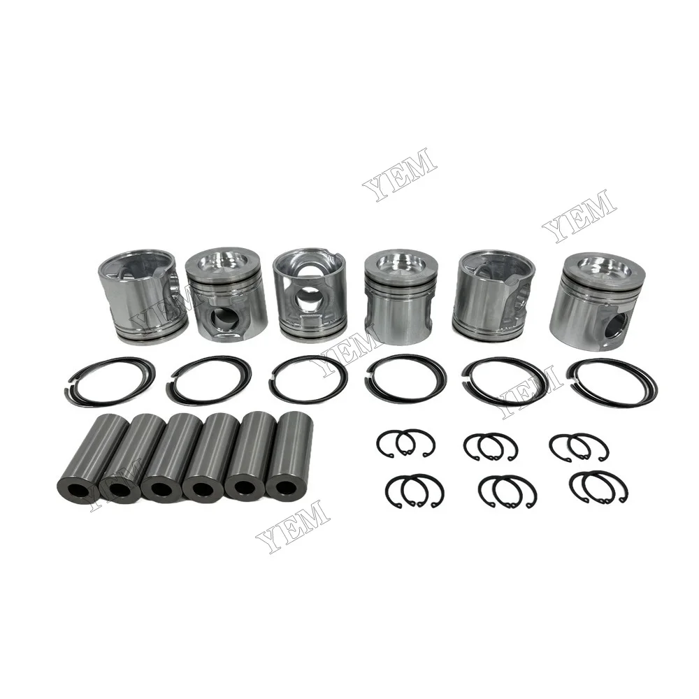 For Volvo D7E Engine Piston Set With Piston Ring Aftermarket Engine Parts 5