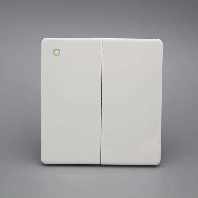 Factory Supplier PC Material 2 Gang 1 way Best-selling Home light wall switch