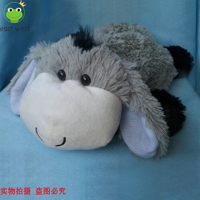 China manufacture EN71 hot water bottle with soft stuffed donkey toy cover