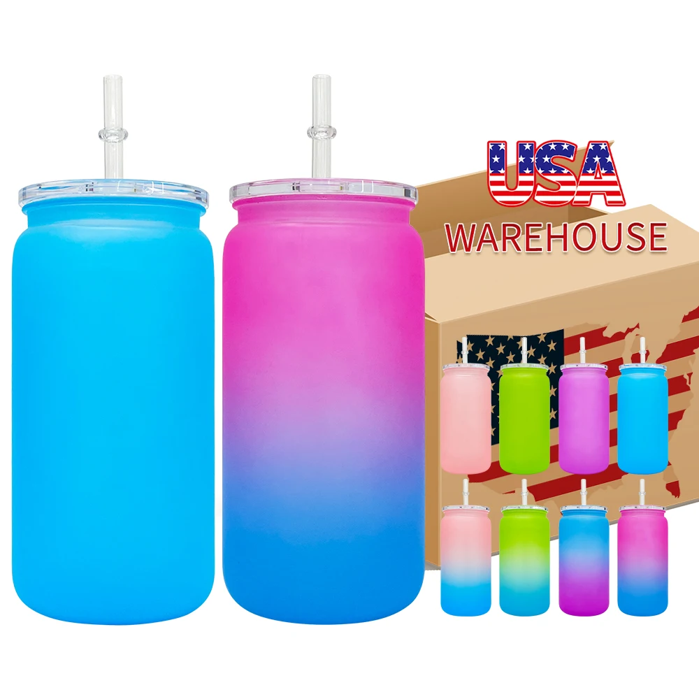 Colored Macarone 16 oz Can Shaped Plastic Cups Ombre Colored 16oz Plastic  Cup Colorful 16oz Kids Cups for UV DTF Wraps| Alibaba.com