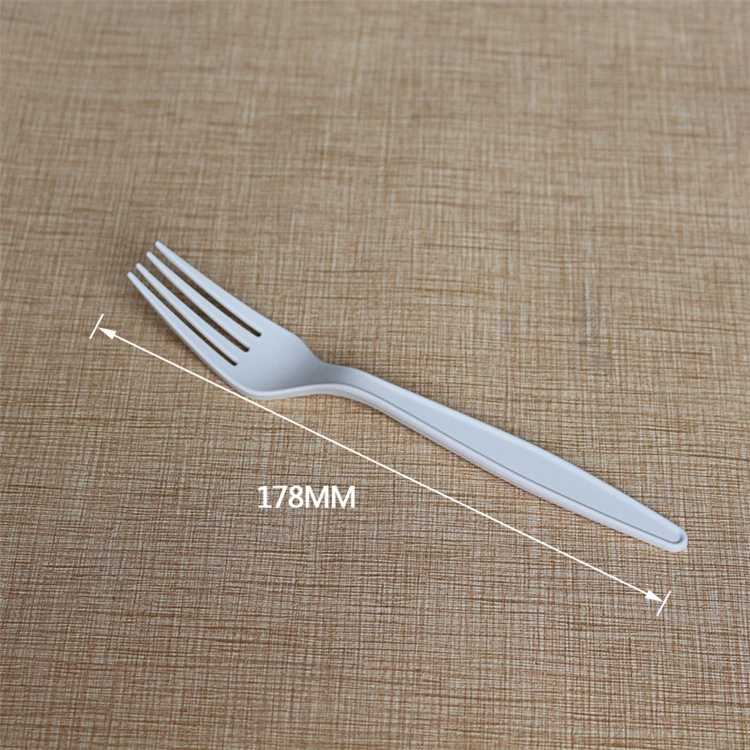 Factory direct sale white corn starch eco friendly disposable biodegradable forks