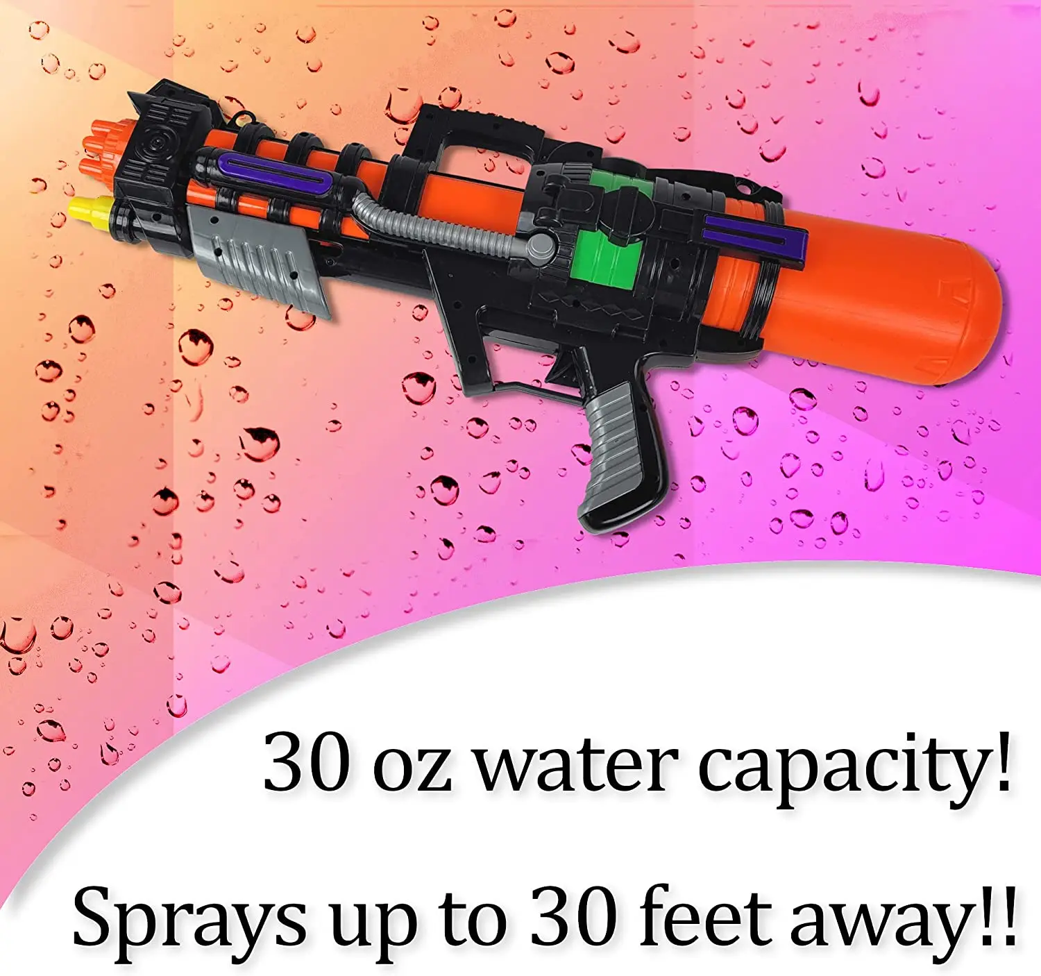 2 Pistolas De Agua De 900 Ml Con Alcance De 8 M | 4 Modos De Chorro Para Piscina, Playa Y Jardín, Juguetes De Verano