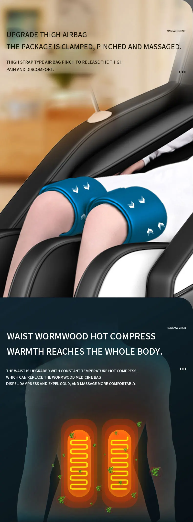 2022 Massage Chair Aux Chair Massagers Hengjiu Hjgl1 Ai Massage Chair