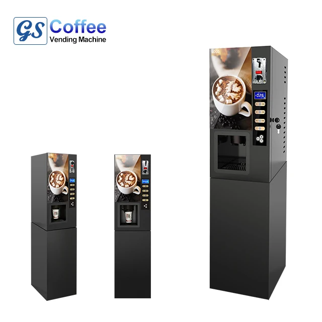  DIOSTA Coffee Maker, Smart Commercial Self Coin Payment, 3  Flavor Instant Hot Coffee Vending Machine Coffeemaker, Automatic Cup Drop  System: Industrial & Scientific