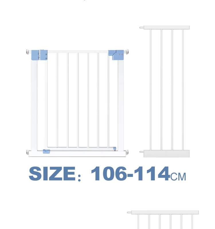 Wholesale China Factory Metal Kids Safety Gates Adjustable Baby Safety Door Gate Extension Door Guradrail Parts