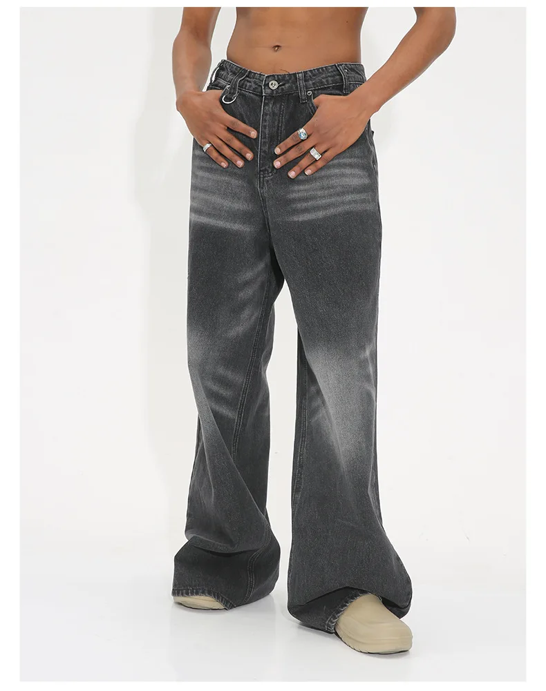 ★RAIVE★ Demage Boots Cut Denim Pants in Grey VJ5SL40112 bc1eb30efbd40bbcc3e801892c6a98