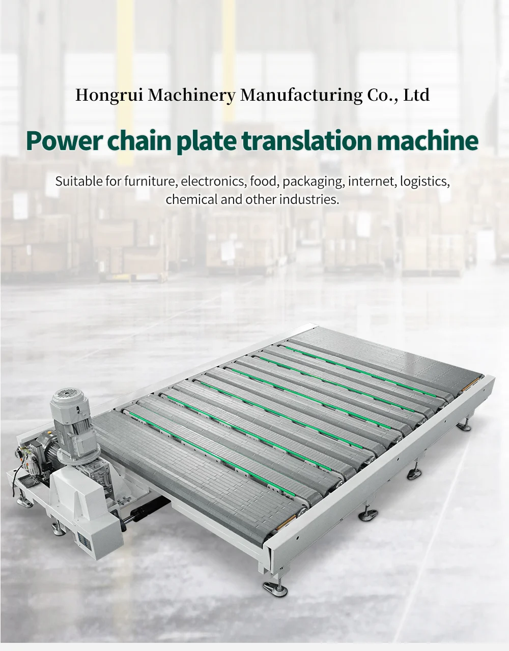 Fully automatic equipment Large conveyor chain power translation machine manufacture