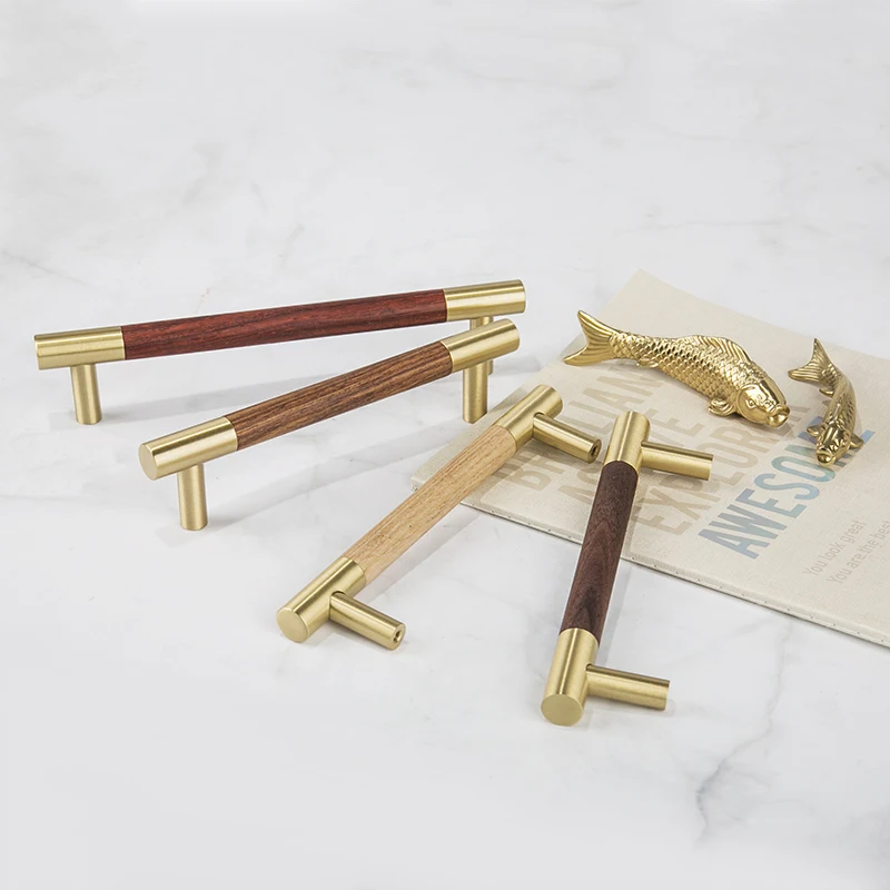 Home & Living Gold Handle Brass Handle Brass T Bar Knobs & Pulls etna