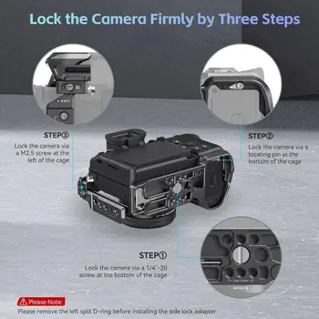 SmallRig A7 IV Cage with Top Handle and Clamp for Cable Basic Kit for Sony Alpha 7R V/Alpha 7 IV/Alpha 7S III - 3708 detail image
