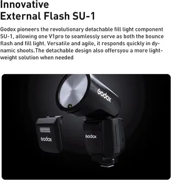 Godox V1 Pro V1Pro-S/C/N/F/O Camera Flash Speedlite V1 Updated Version for Canon Nikon Sony Fuji Olympus Cameras detail image