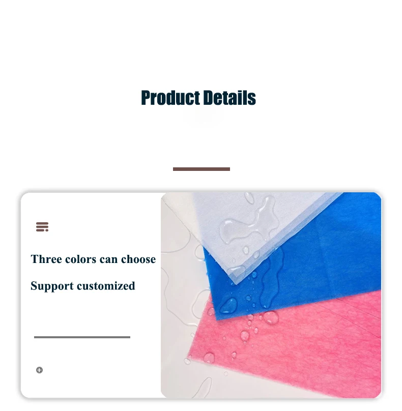 Beauty Center Waterproof Disposable Bed Sheets Spa Massage Bed Sheets